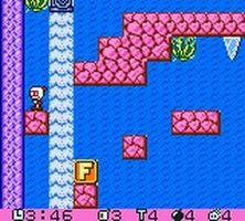 une photo d'Ã©cran de Pocket Bomberman sur Nintendo Game Boy Color